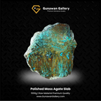 Polished Moss Agate Slab