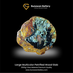 Large Multicolor Petrified Wood Slab