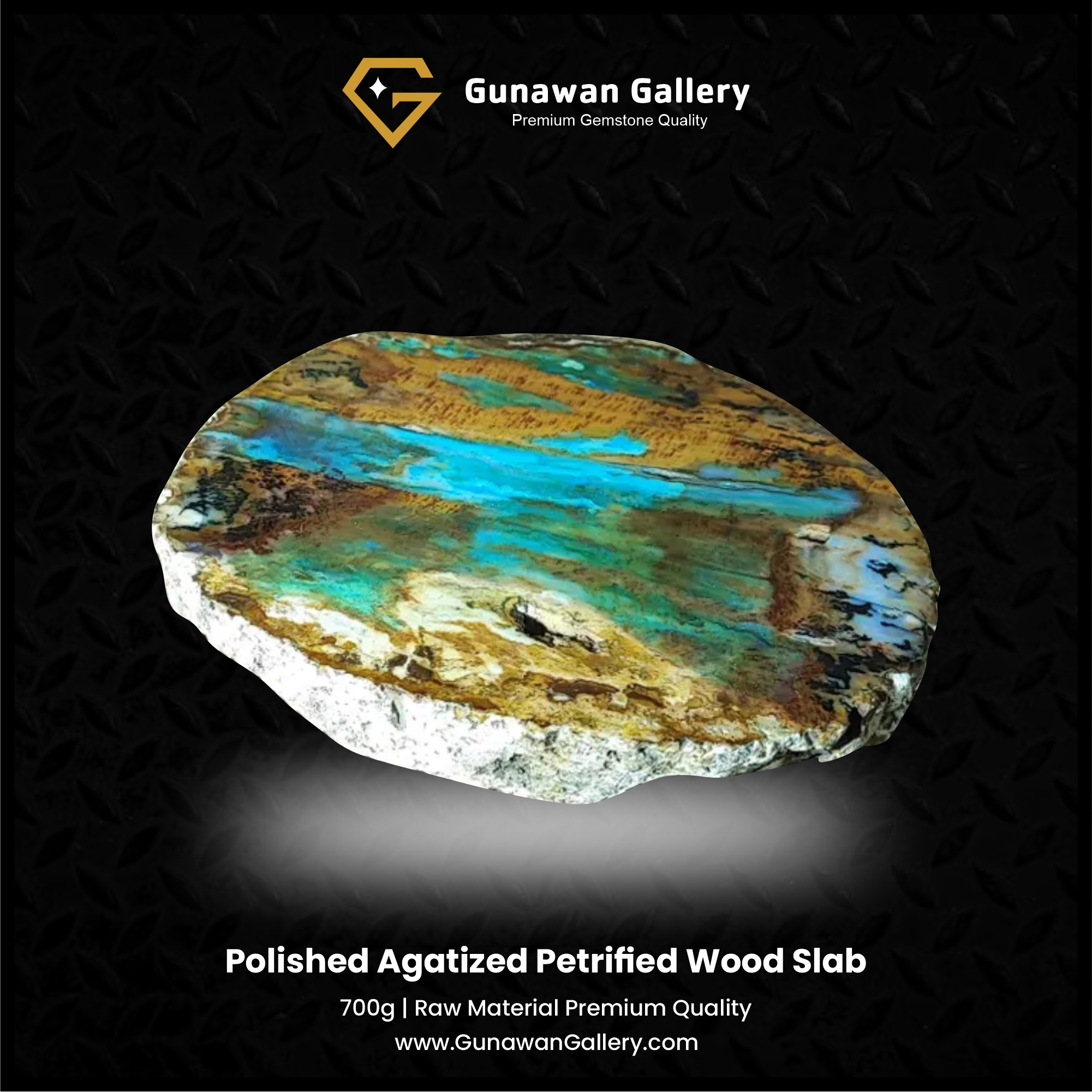 Agatized Petrified Wood Slab