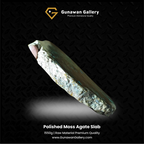 Polished Moss Agate Slab